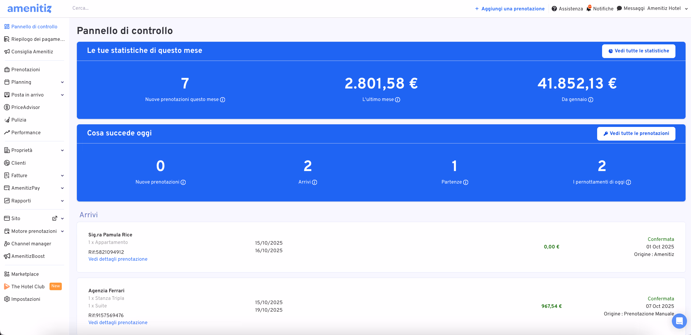 Amenitiz — Piattaforma all-in-one per hotel indipendenti, 15.000+ clienti